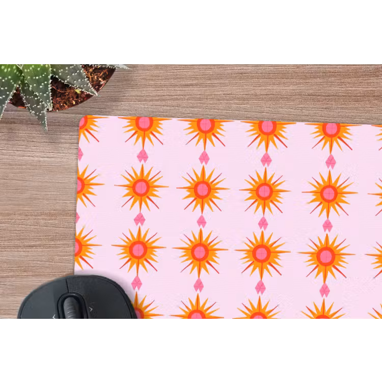 Muismat - Zon - Motief - Roze — 4