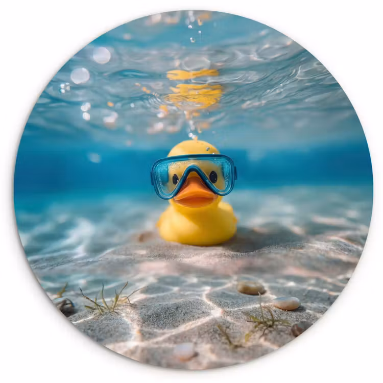 Muurcirkel - Duikbril - Eend - Water — 1