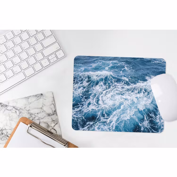 Muismat - Golven - Oceaan - Blauw — 2