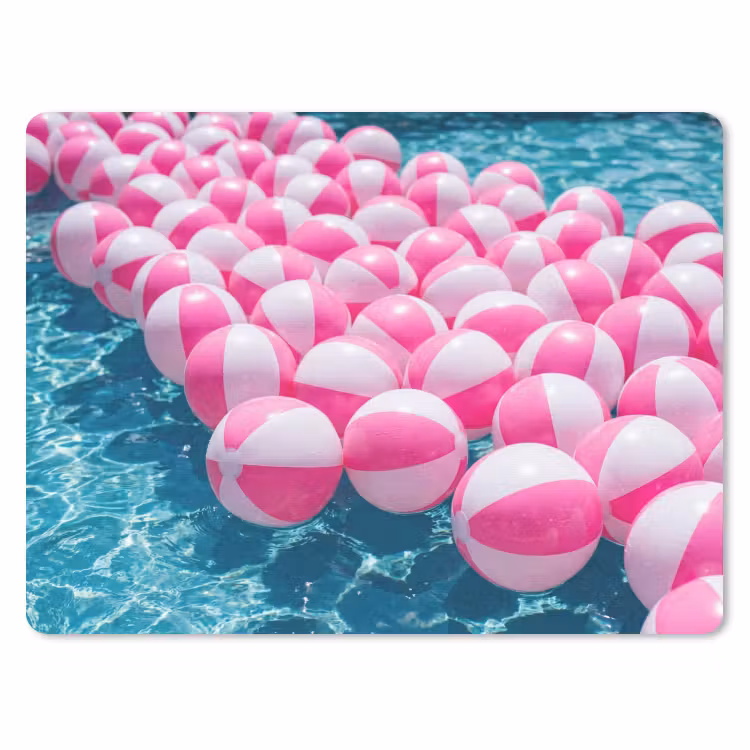 Muismat - Strandballen - Roze - Water — 1