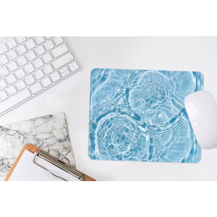 Muismat - Water - Blauw - bubbels — 2