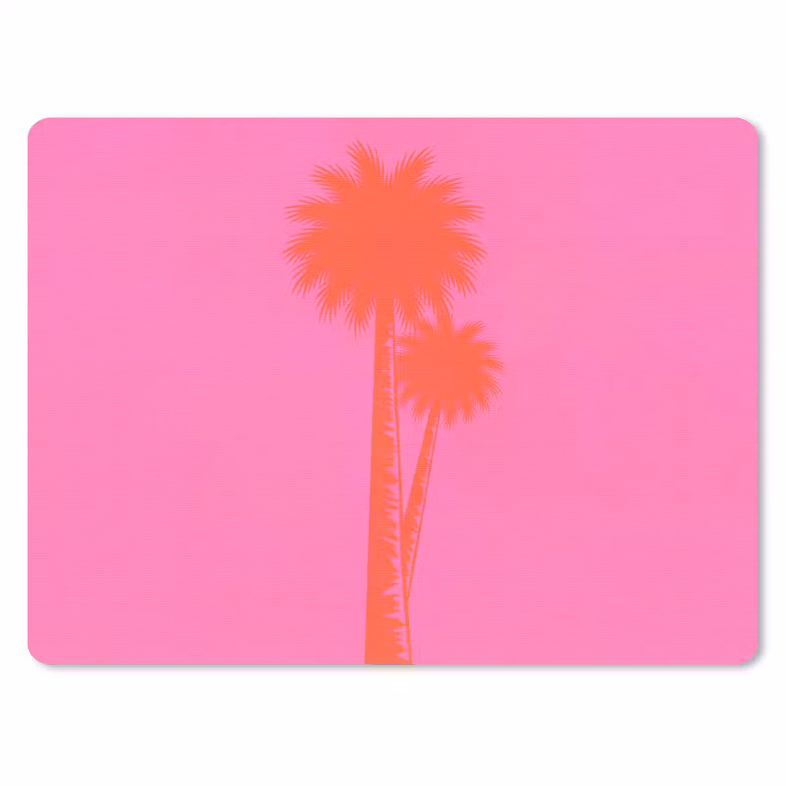 Muismat - Palmbomen - Modern - Roze — 1