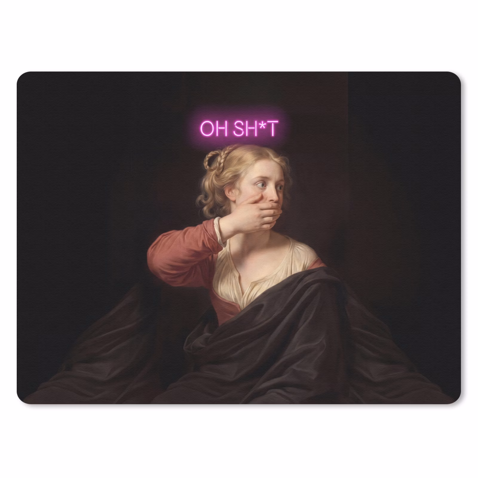 Muismat - Quote - Neon - vrouw — 1