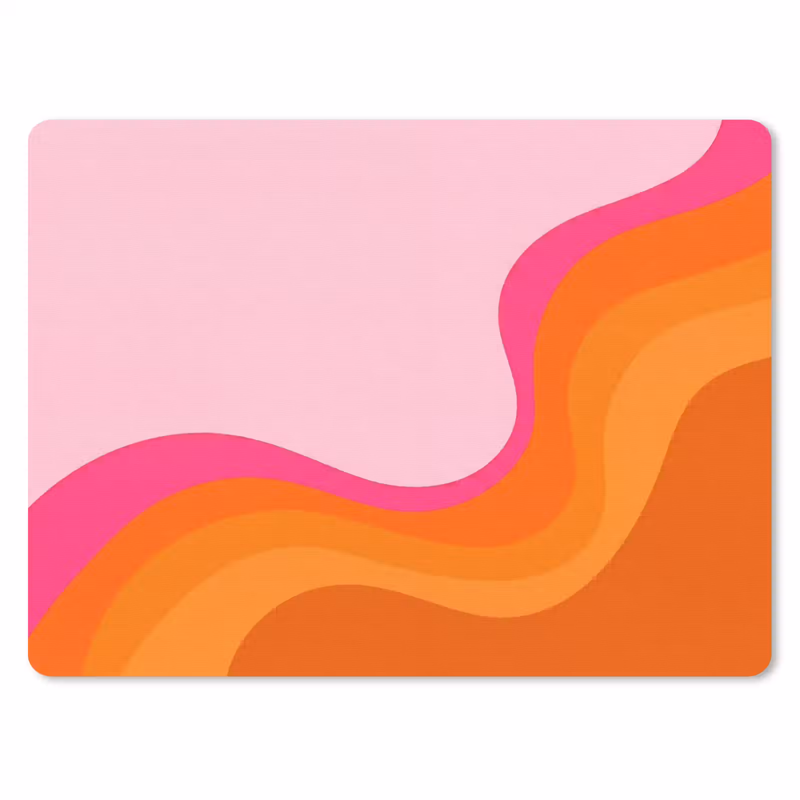 Muismat - Retro - Waves - Kleurrijk — 1