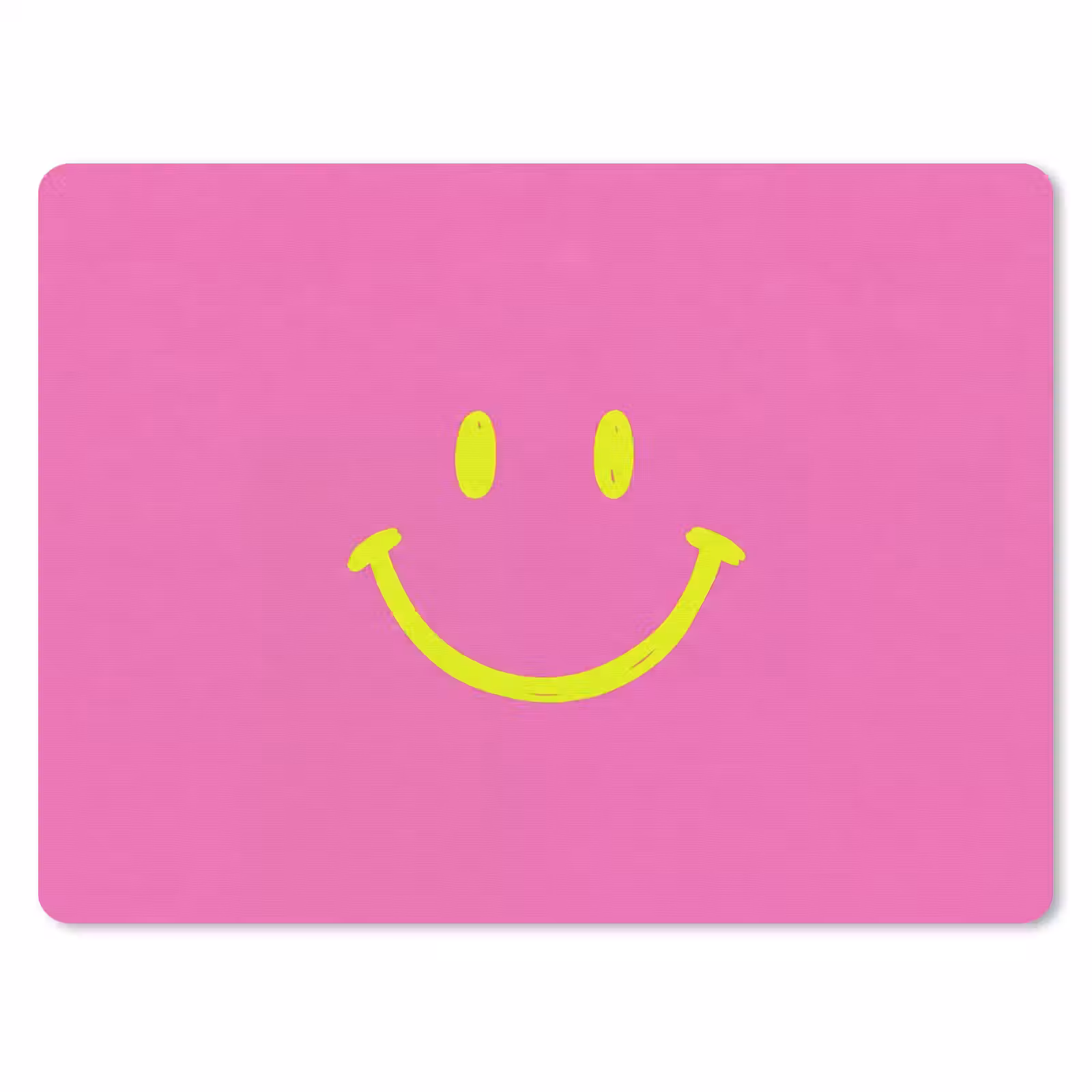 Muismat - Smiley - Vrolijk - Roze — 1