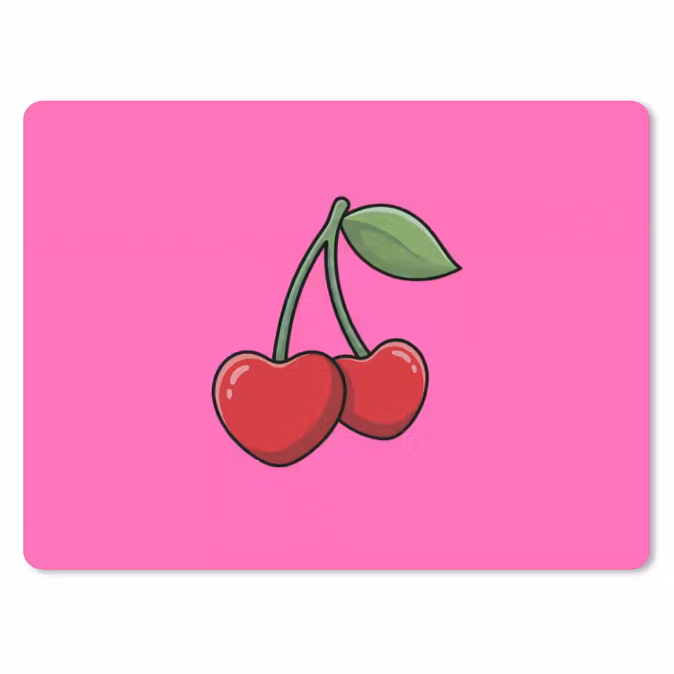 Muismat - Kers - Roze - Fruit — 1