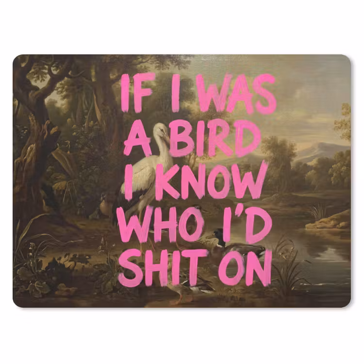 Muismat - Klassiek - Humor - Roze — 1