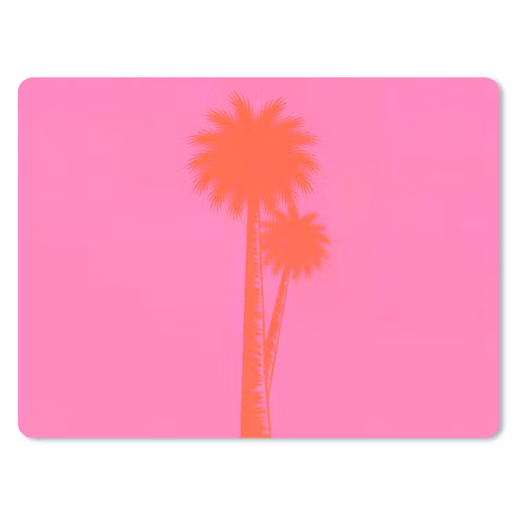 Muismat - Palmbomen - Modern - Roze — 1