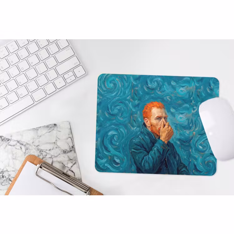 Muismat - Portret - Klassiek - Blauw — 2