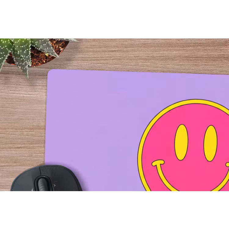 Muismat - Smiley - Drip - Neon — 4