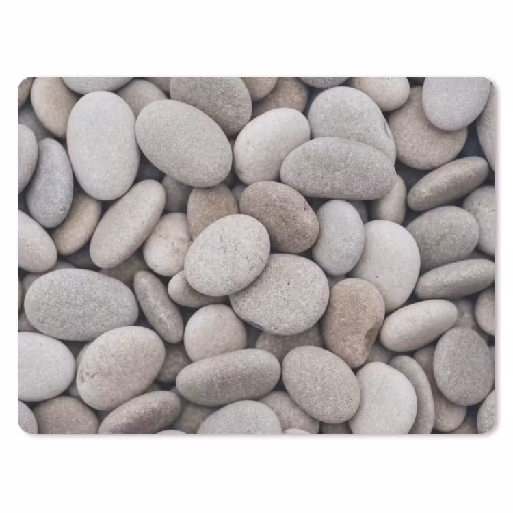 Muismat - Kiezels - Stenen - Grijs — 1