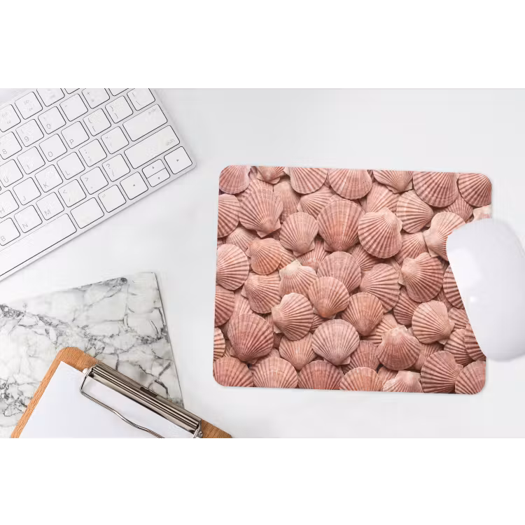 Muismat - Schelpen - Patroon - Roze — 2
