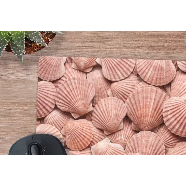 Muismat - Schelpen - Patroon - Roze — 4