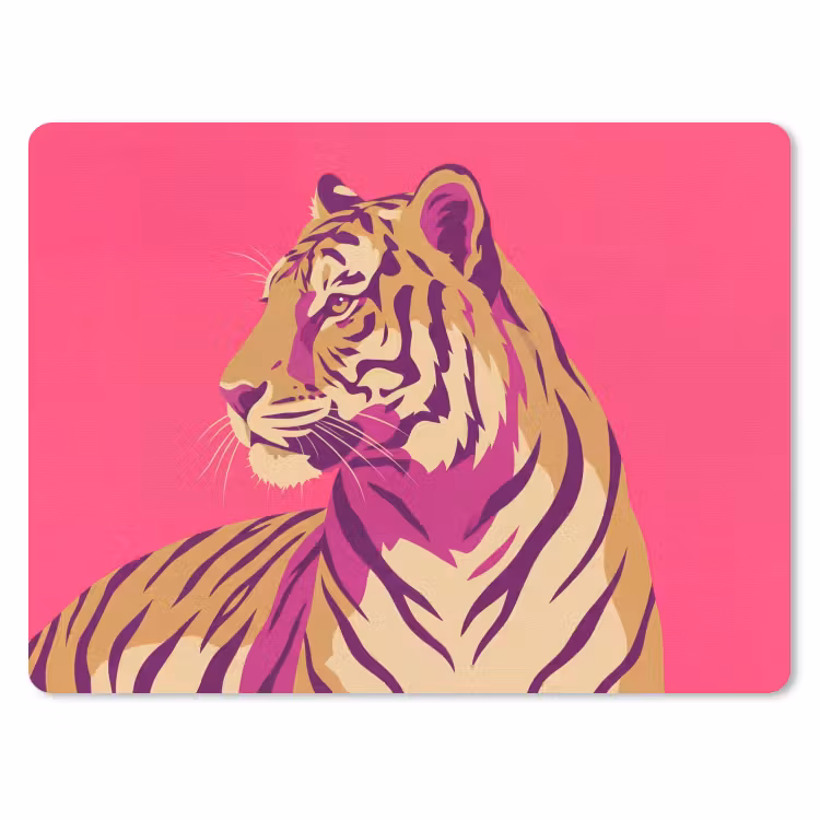 Muismat - Tijger - Modern - Neon — 1