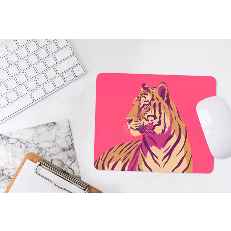 Muismat - Tijger - Modern - Neon — 2