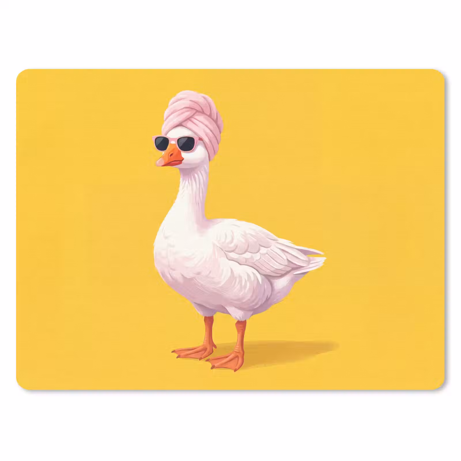 Muismat - Eend - Zonnebril - Geel — 1