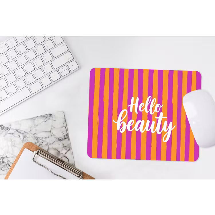 Muismat - Modern - Hello - Oranje — 2