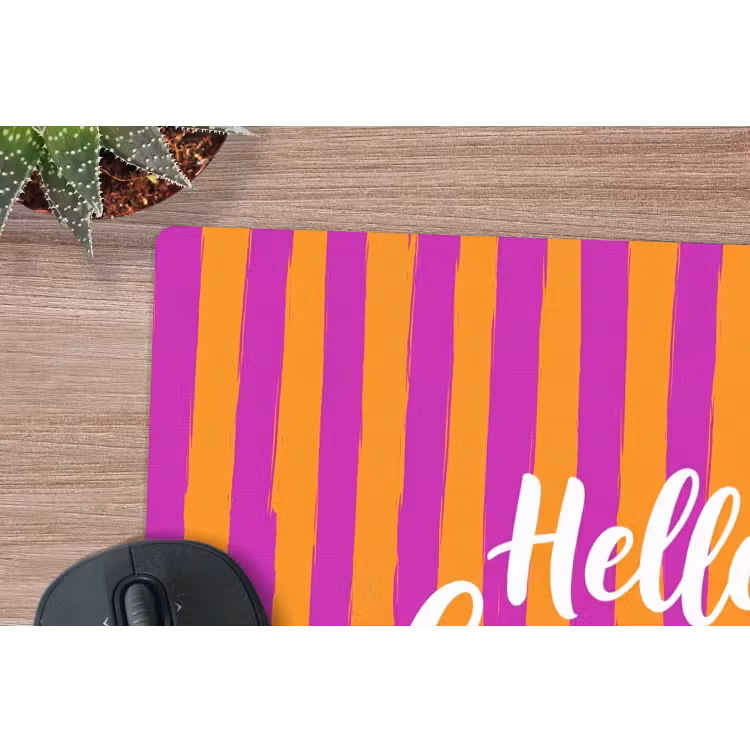Muismat - Modern - Hello - Oranje — 4