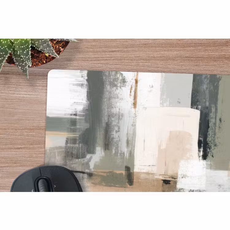Muismat - Penseelstreken - Abstract - Aardetinten — 4