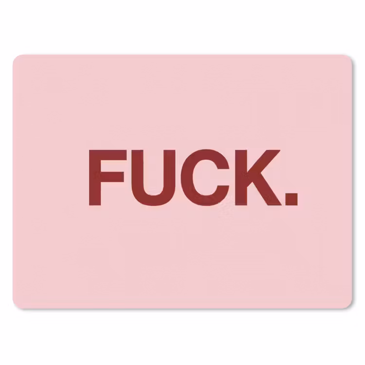 Muismat - Statement - Krachtig - Roze — 1