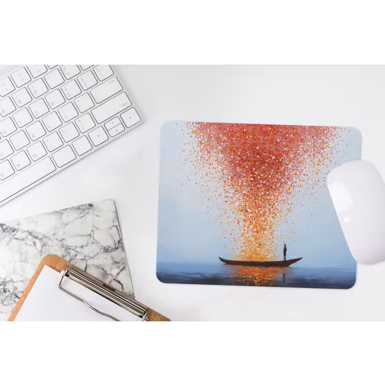 Muismat - Wolk - Confetti - Boot - Wateroppervlakte — 2