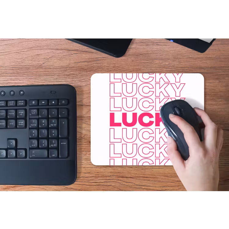 Muismat - Lucky - Roze - Patroon — 3