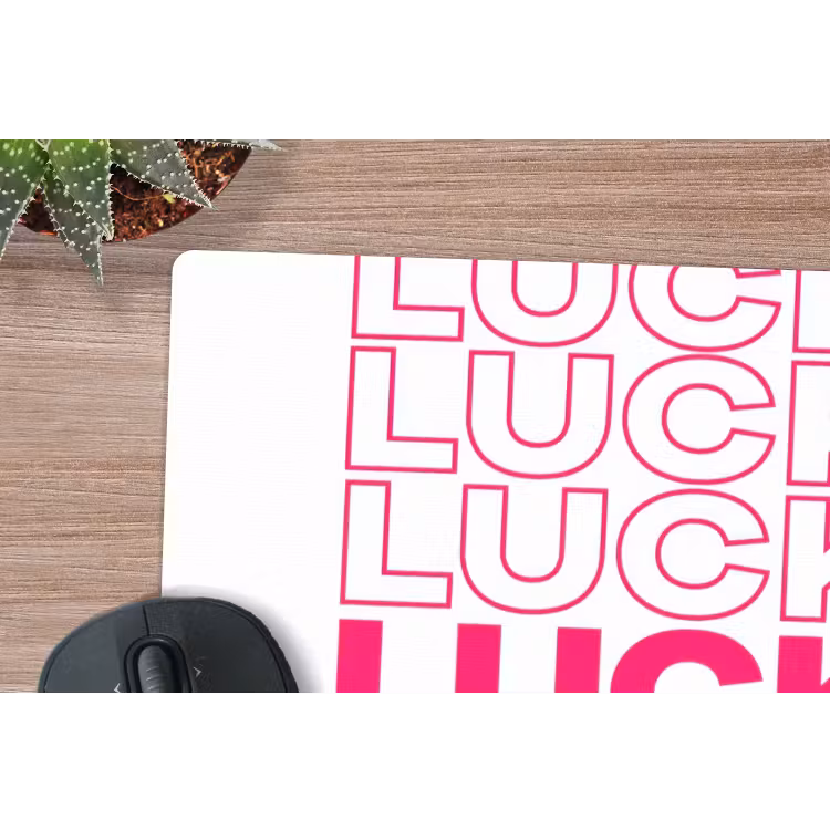 Muismat - Lucky - Roze - Patroon — 4