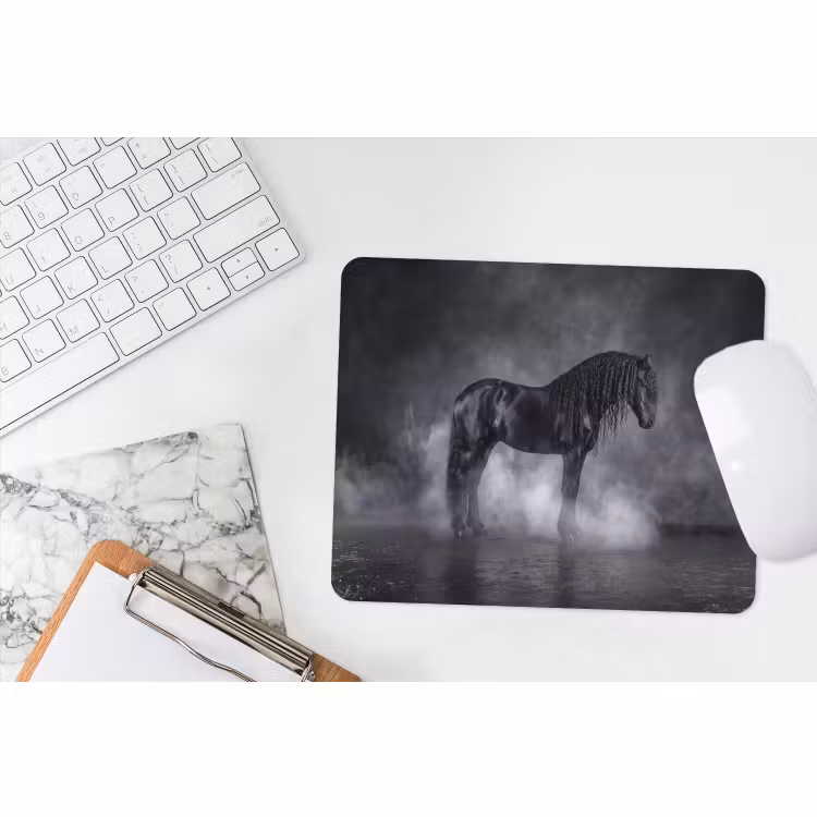 Muismat - Paard - Magisch - Zwart — 2