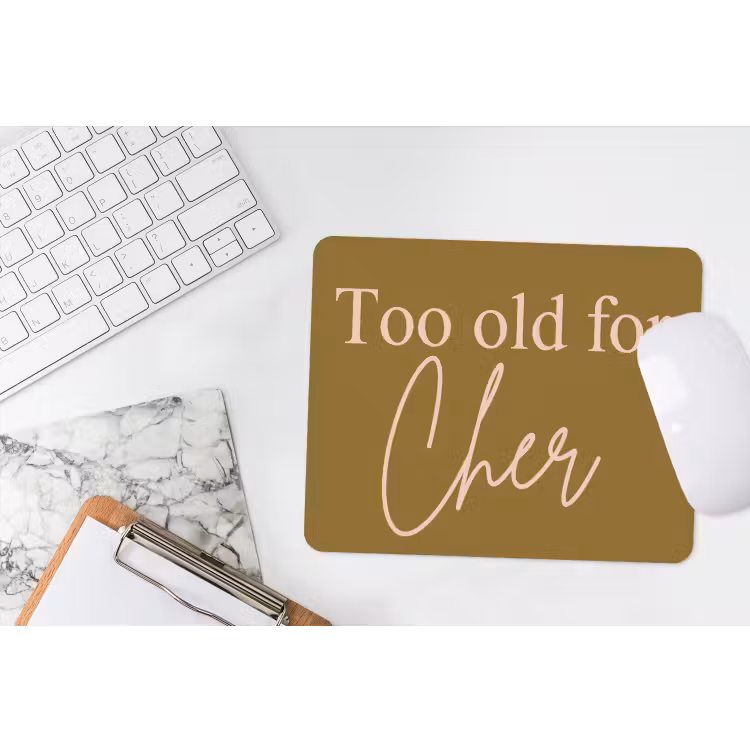 Muismat - Groen - Too old for cher - Roze — 2