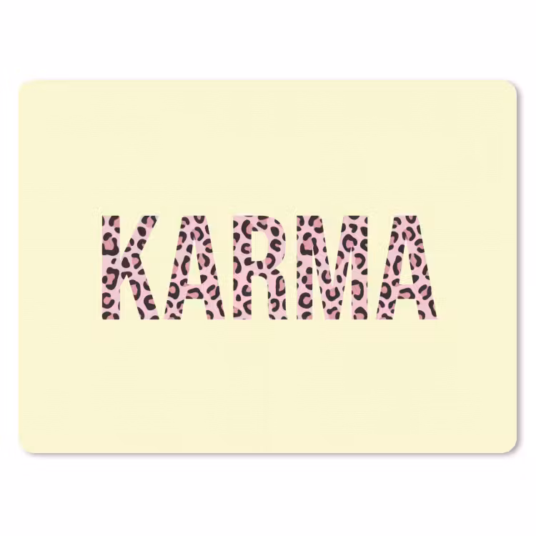 Muismat - Karma - Luipaardprint - Geel — 1