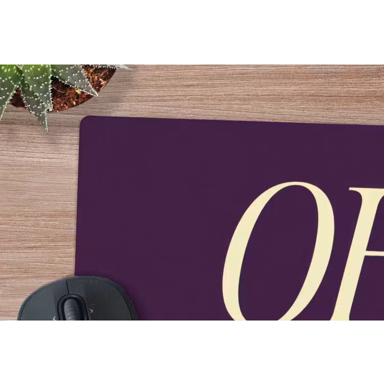 Muismat - Oh hi - Paars - Minimalistisch — 4