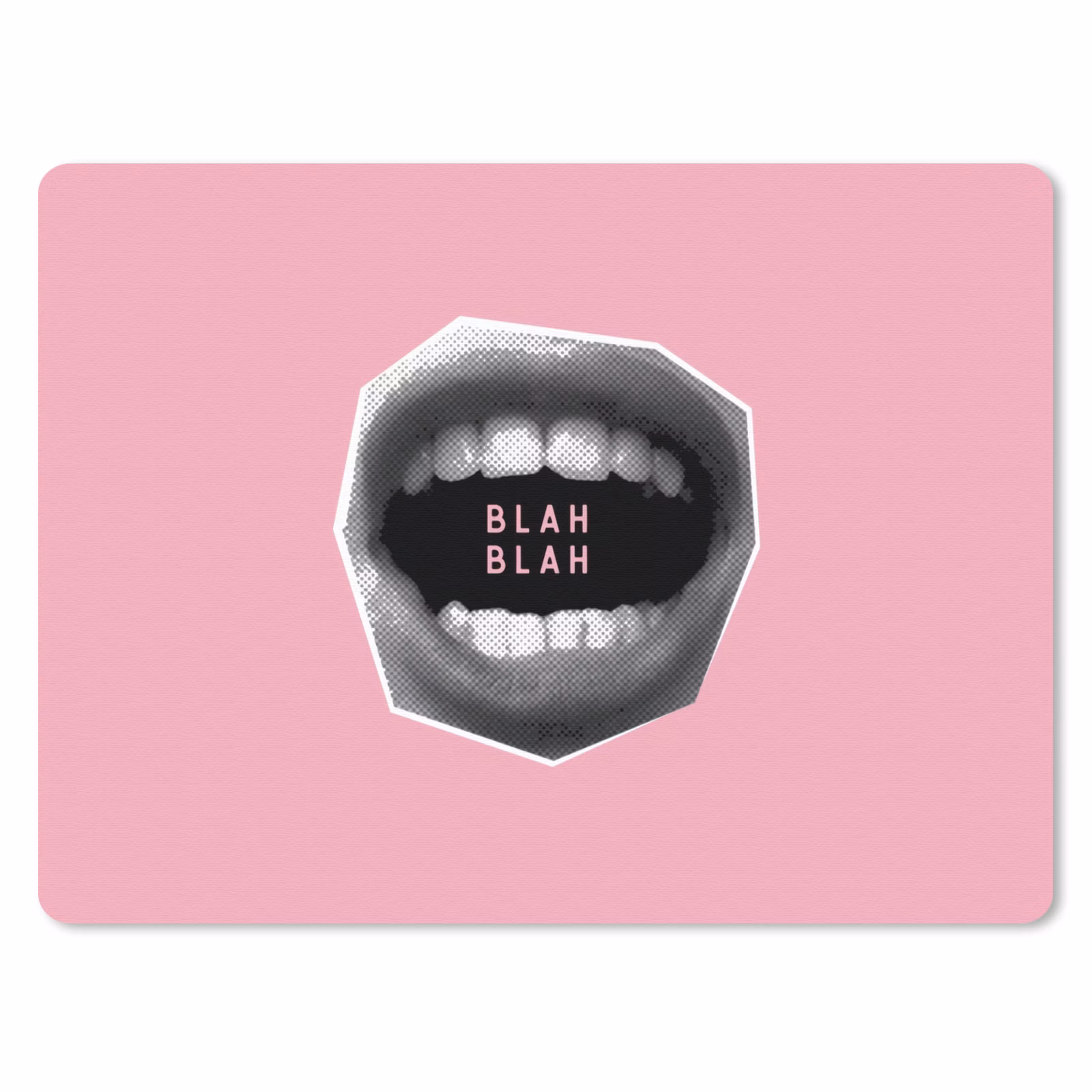 Muismat - Mond - BLAH BLAH - Roze — 1