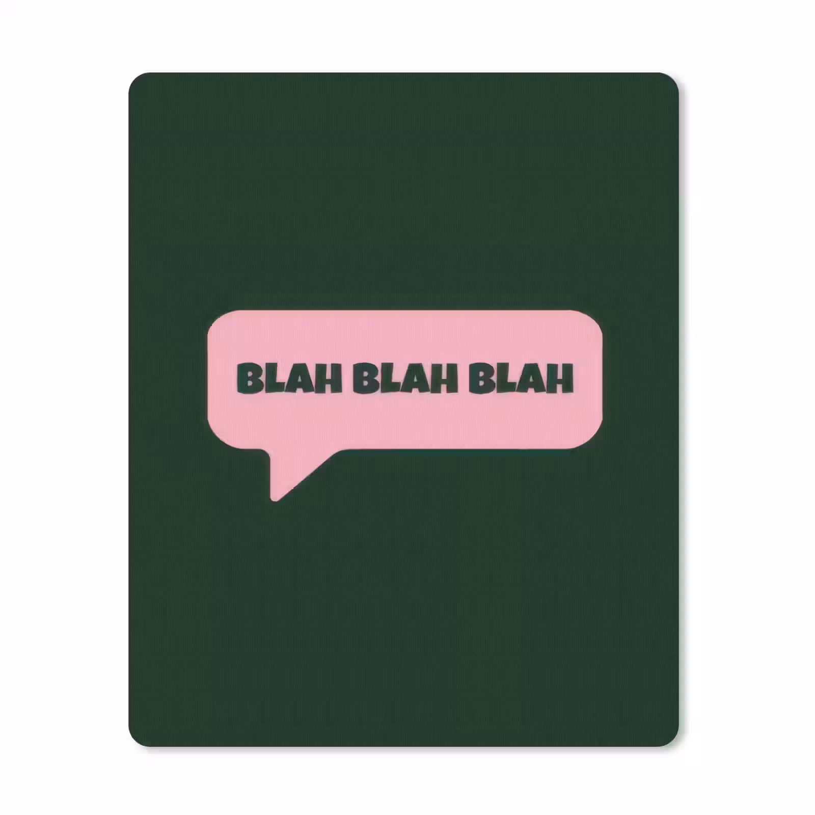 Muismat - Tekstwolk - BLAH BLAH BLAH - Roze — 1
