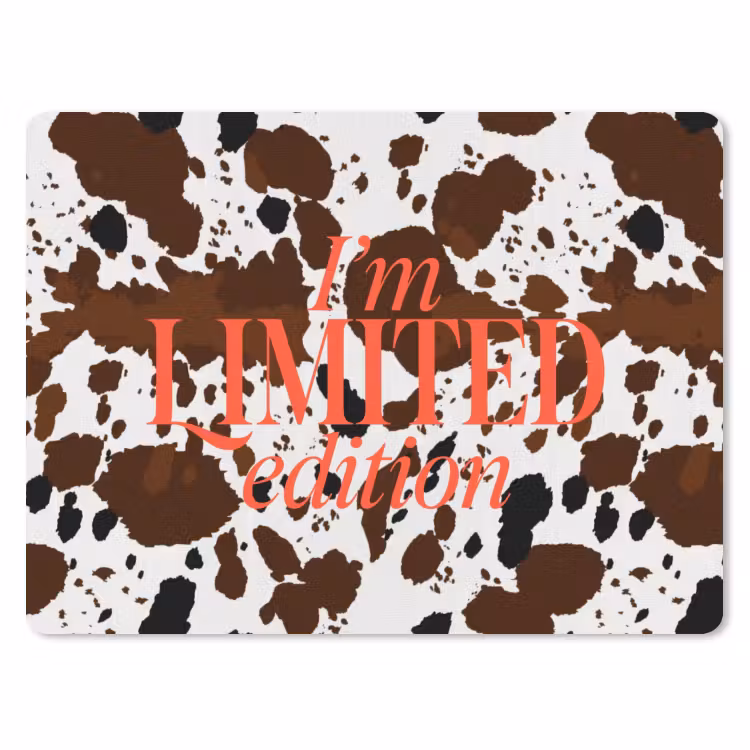 Muismat - Koeienprint - Limited edition - Rood — 1