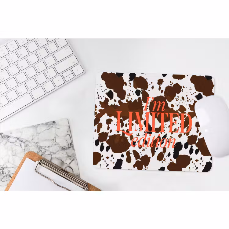 Muismat - Koeienprint - Limited edition - Rood — 2