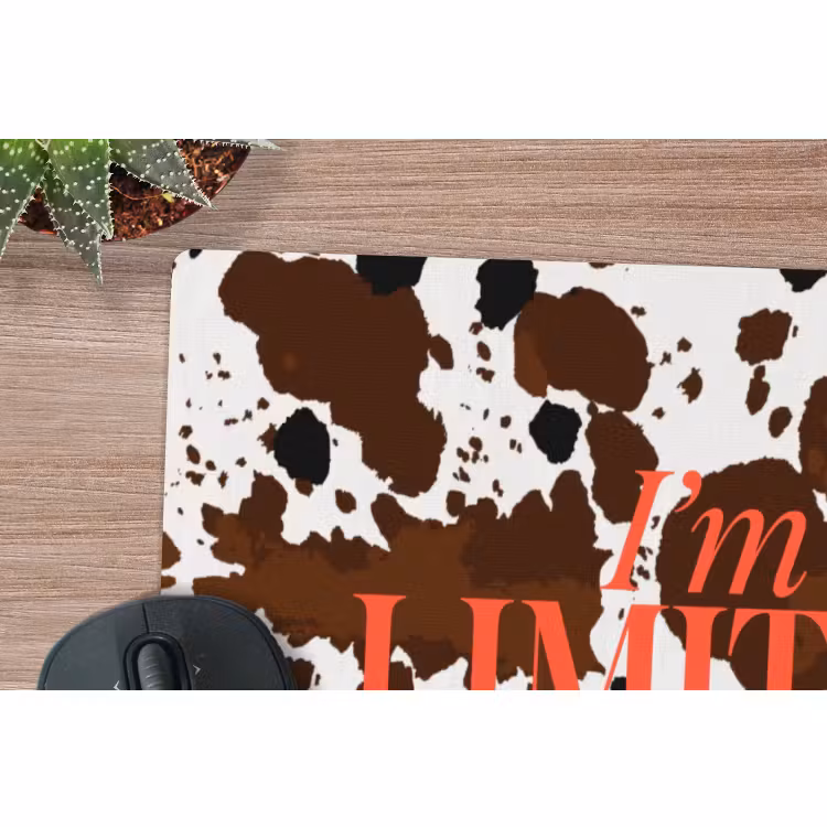 Muismat - Koeienprint - Limited edition - Rood — 4