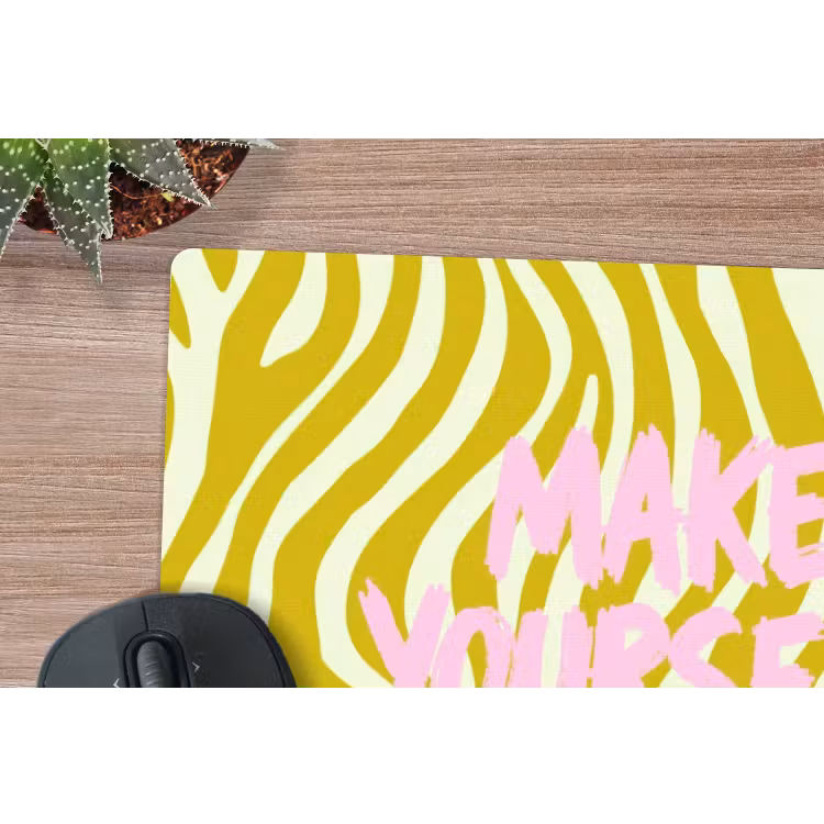 Muismat - Zebraprint - Priority - Roze — 4
