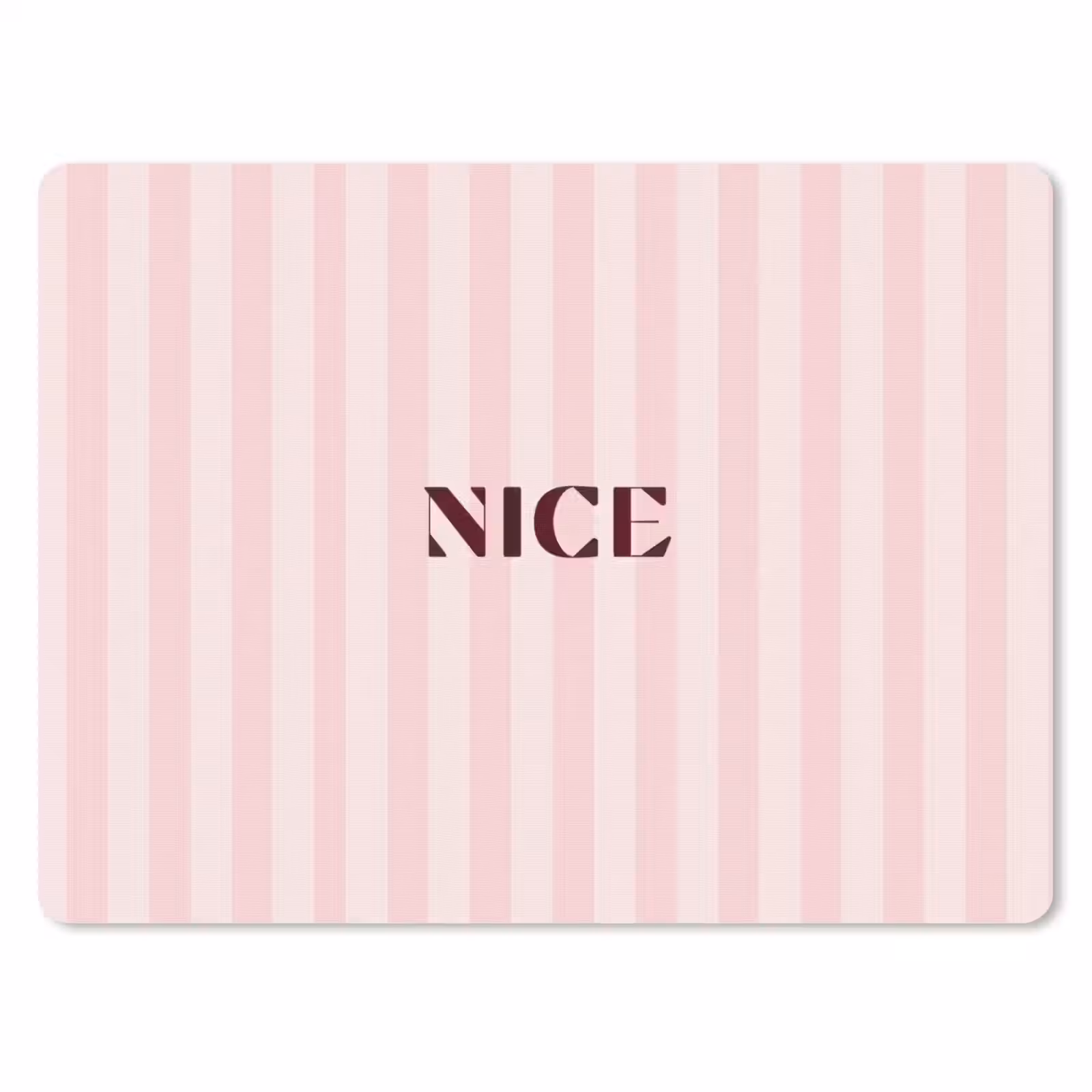 Muismat - Nice - Strepen - Roze — 1