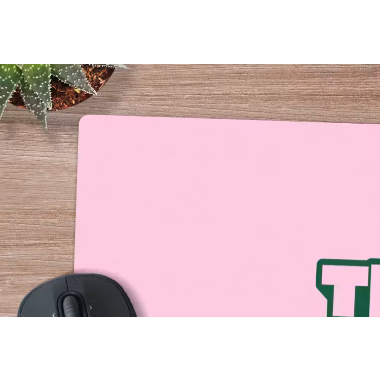Muismat - Groen - Teskt - This is art - Roze — 4