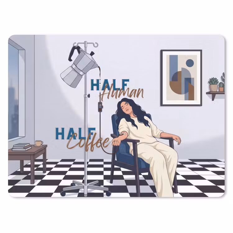 Muismat - Half human, Half Coffee - Infuus - Koffie — 1