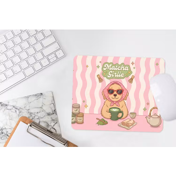 Muismat - Matcha - Hond - Roze - Groen — 2