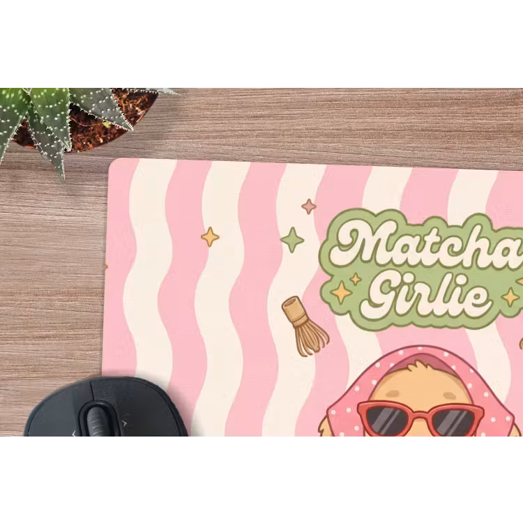 Muismat - Matcha - Hond - Roze - Groen — 4