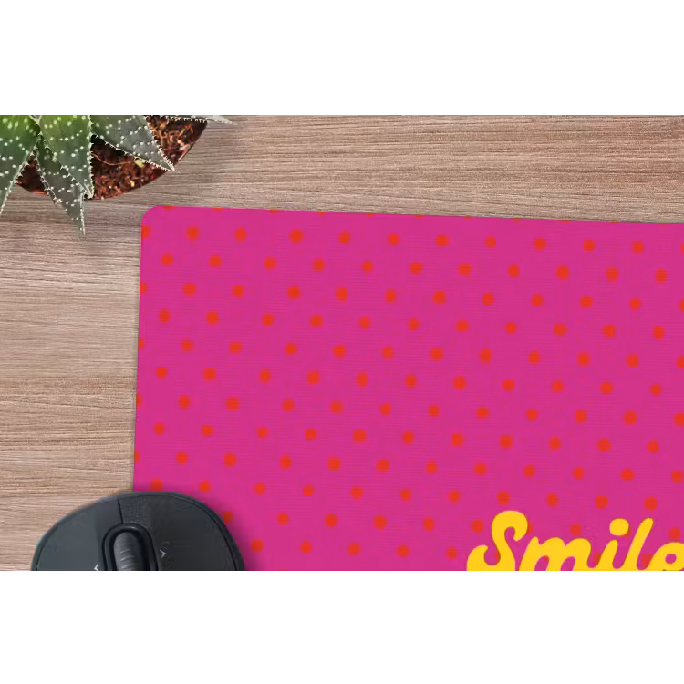 Muismat - Smile - Stippen - Roze — 4