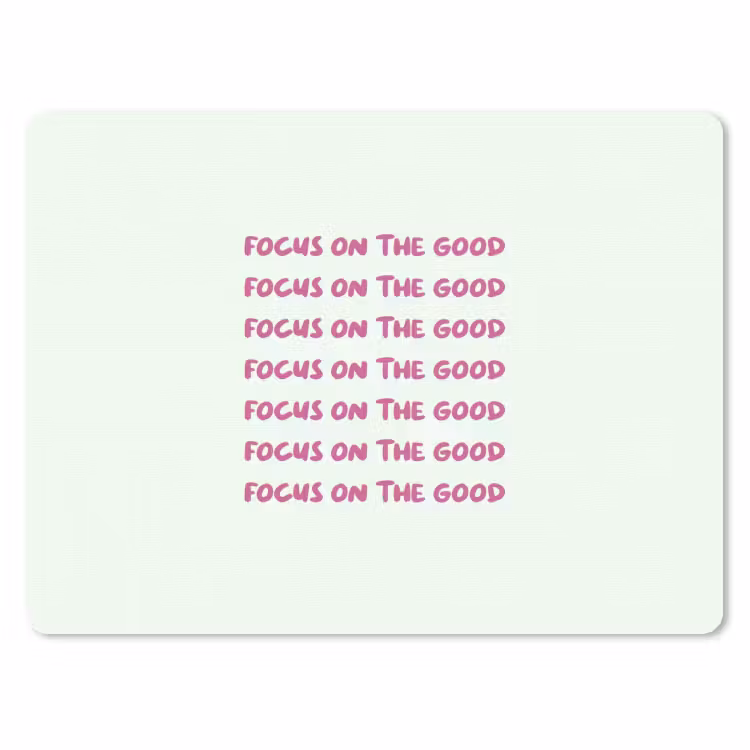 Muismat - Focus on the good - Roze — 1