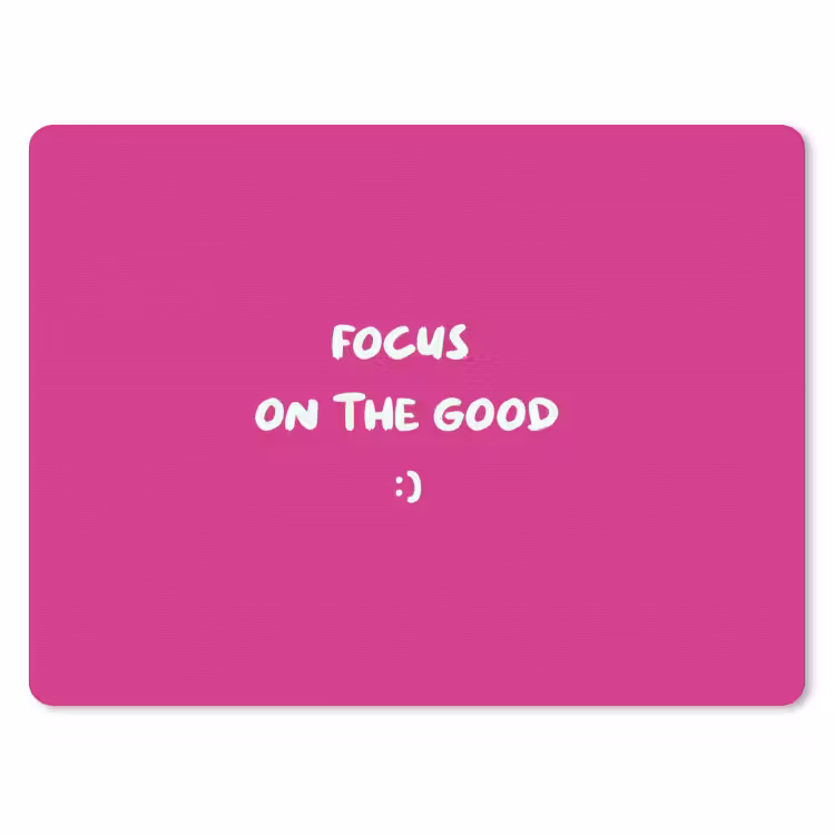 Muismat - Focus - Smiley - Roze — 1