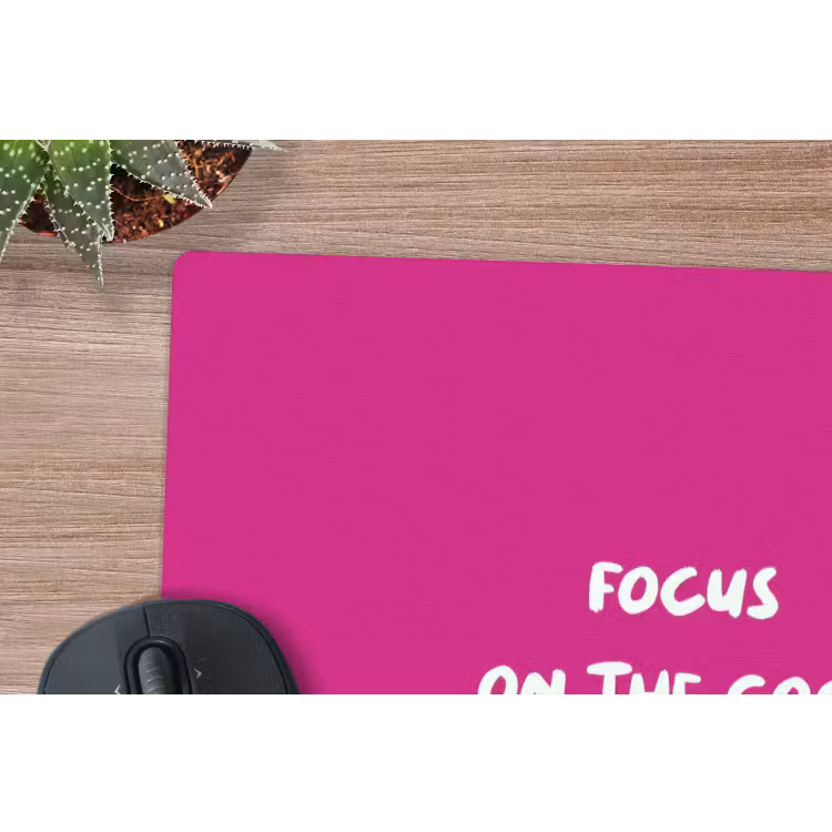 Muismat - Focus - Smiley - Roze — 4