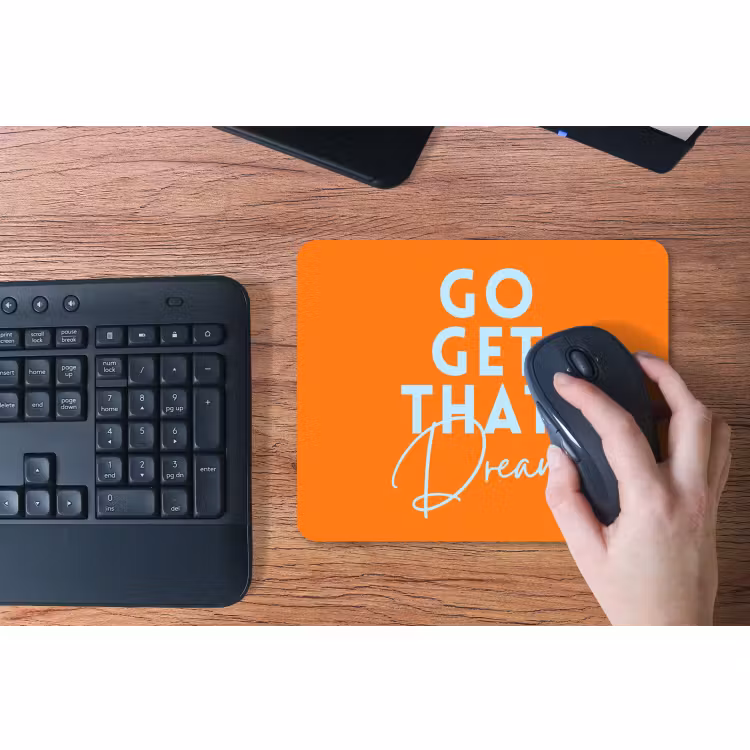 Muismat - Oranje - Blauw - Go get that dream — 3