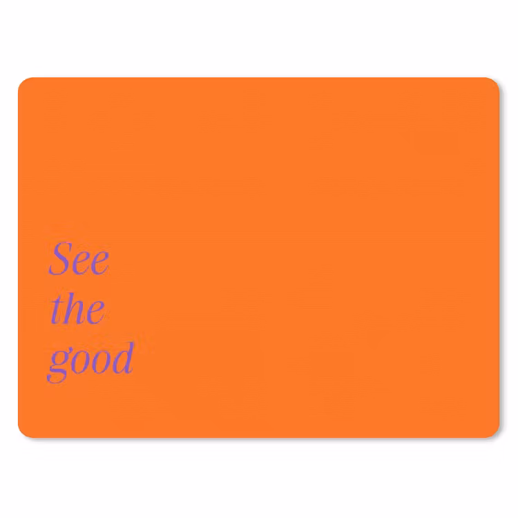 Muismat - See te good - Paars - Oranje — 1