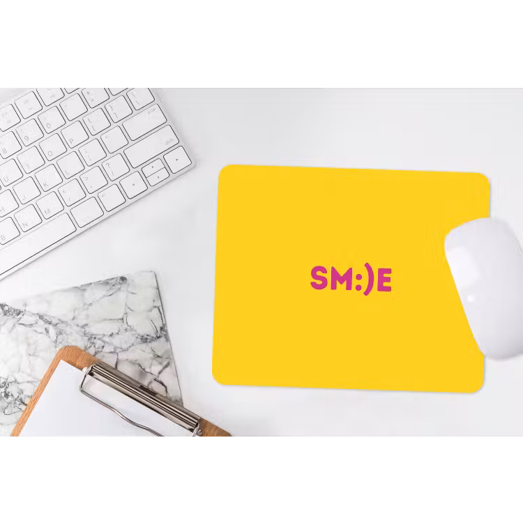Muismat - Smile - Roze - Geel — 2