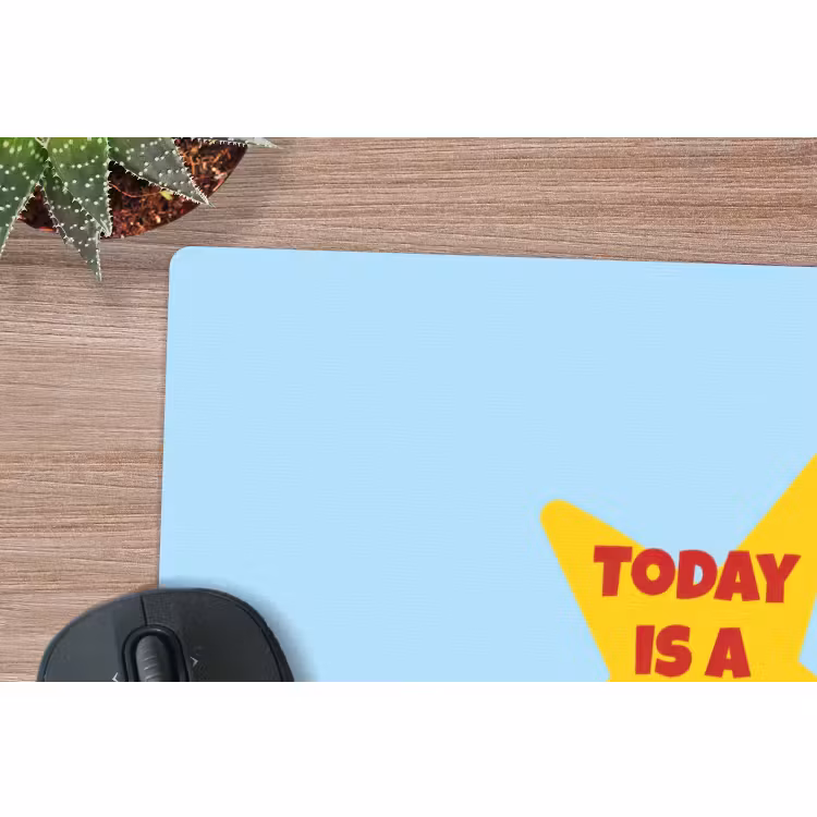 Muismat - Ster - Today is a good day - Blauw — 4